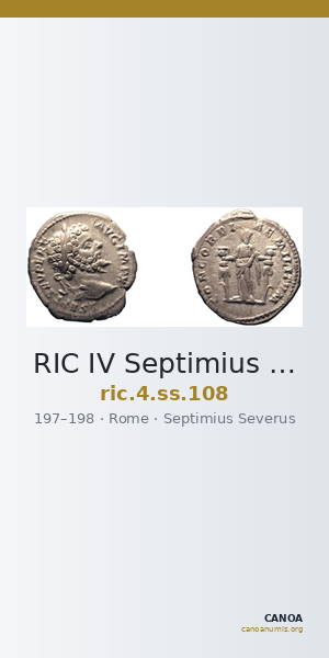 RIC IV Septimius Severus 108 — CANOA