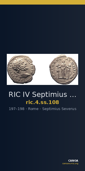 RIC IV Septimius Severus 108 — CANOA