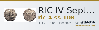 RIC IV Septimius Severus 108 — CANOA
