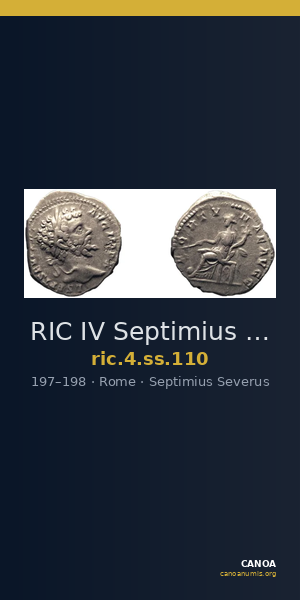 RIC IV Septimius Severus 110 — CANOA