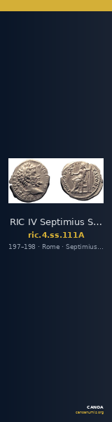 RIC IV Septimius Severus 111A — CANOA