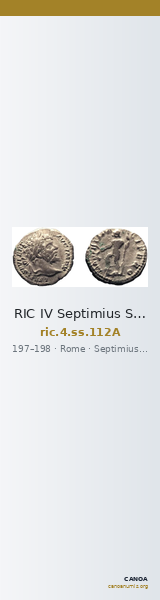 RIC IV Septimius Severus 112A — CANOA