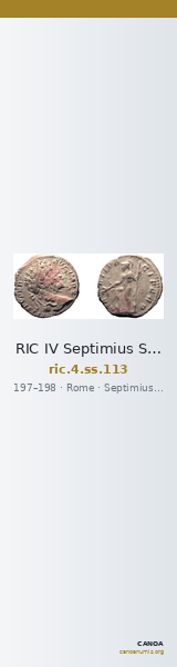 RIC IV Septimius Severus 113 — CANOA