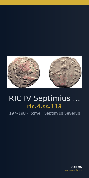 RIC IV Septimius Severus 113 — CANOA