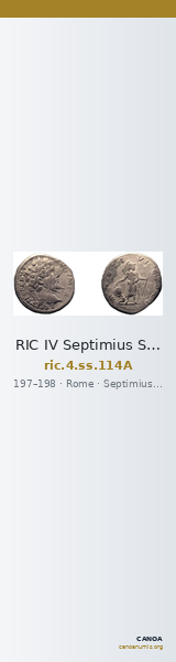 RIC IV Septimius Severus 114A — CANOA