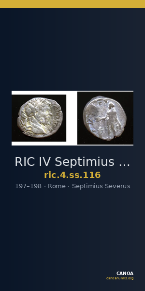 RIC IV Septimius Severus 116 — CANOA