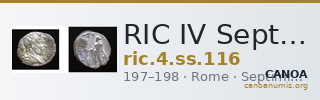 RIC IV Septimius Severus 116 — CANOA
