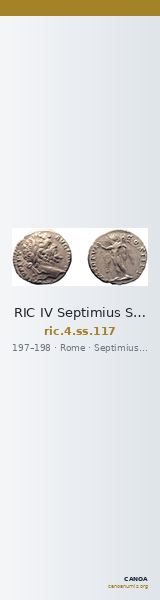 RIC IV Septimius Severus 117 — CANOA
