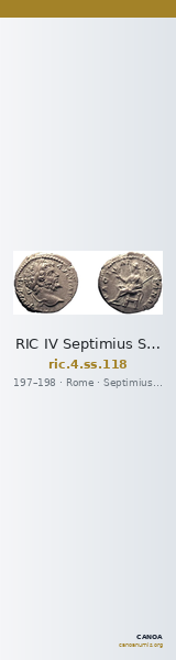 RIC IV Septimius Severus 118 — CANOA