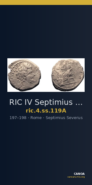 RIC IV Septimius Severus 119A — CANOA