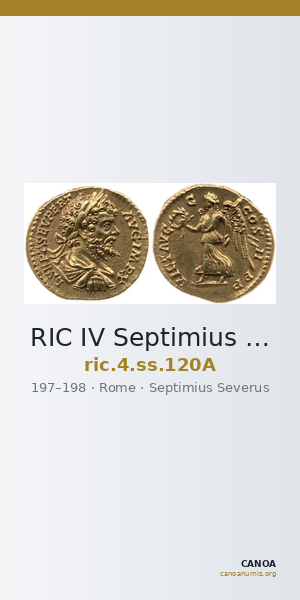 RIC IV Septimius Severus 120A — CANOA