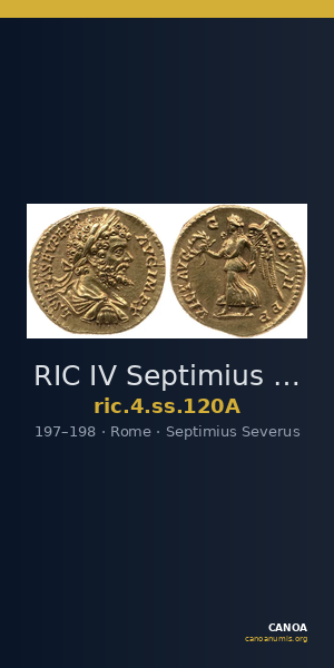 RIC IV Septimius Severus 120A — CANOA