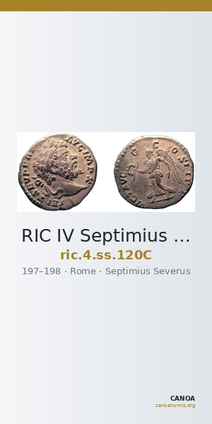 RIC IV Septimius Severus 120C — CANOA