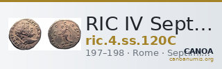 RIC IV Septimius Severus 120C — CANOA