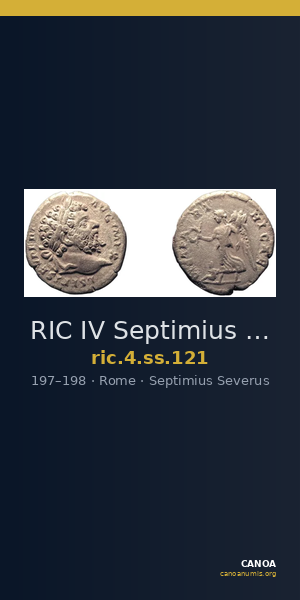 RIC IV Septimius Severus 121 — CANOA