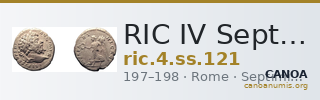 RIC IV Septimius Severus 121 — CANOA