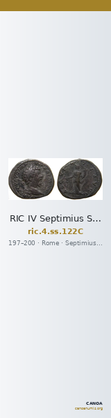 RIC IV Septimius Severus 122C — CANOA
