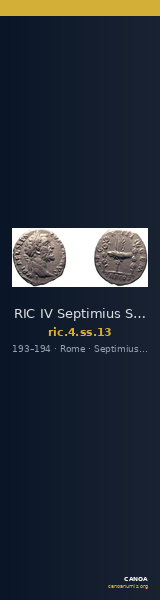RIC IV Septimius Severus 13 — CANOA