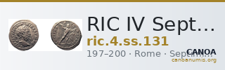 RIC IV Septimius Severus 131 — CANOA