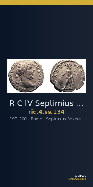 RIC IV Septimius Severus 134 — CANOA