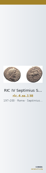 RIC IV Septimius Severus 138 — CANOA