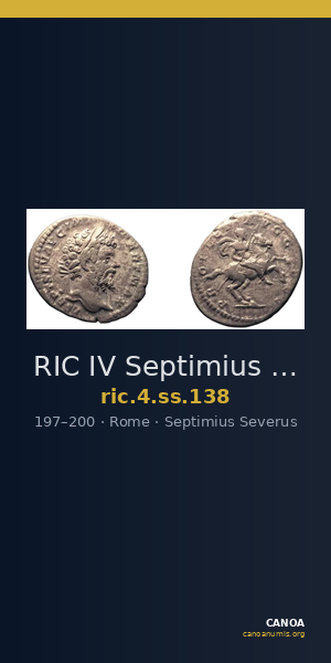RIC IV Septimius Severus 138 — CANOA
