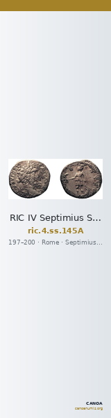 RIC IV Septimius Severus 145A — CANOA