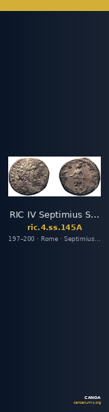 RIC IV Septimius Severus 145A — CANOA