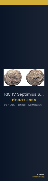 RIC IV Septimius Severus 146A — CANOA
