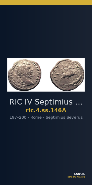 RIC IV Septimius Severus 146A — CANOA