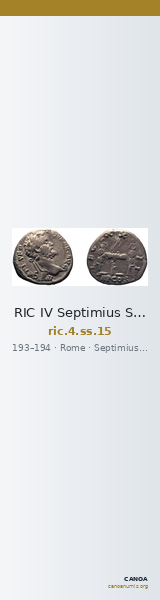 RIC IV Septimius Severus 15 — CANOA