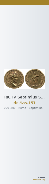 RIC IV Septimius Severus 151 — CANOA