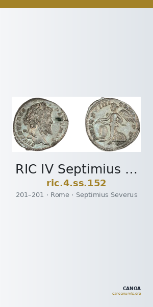 RIC IV Septimius Severus 152 — CANOA