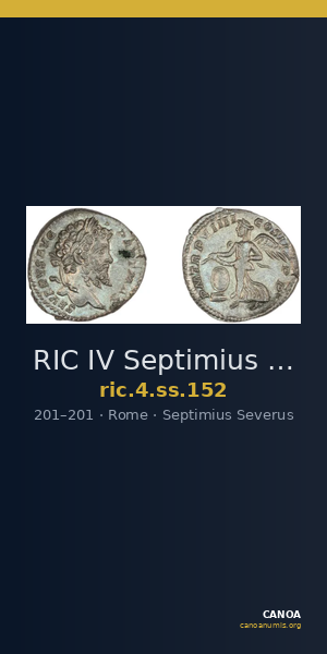 RIC IV Septimius Severus 152 — CANOA