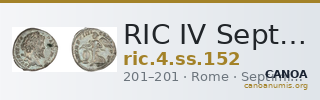 RIC IV Septimius Severus 152 — CANOA