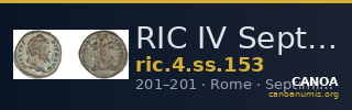 RIC IV Septimius Severus 153 — CANOA