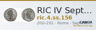 RIC IV Septimius Severus 156 — CANOA
