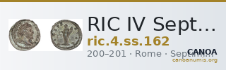 RIC IV Septimius Severus 162 — CANOA