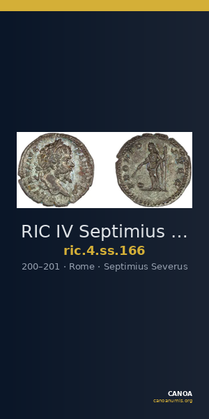 RIC IV Septimius Severus 166 — CANOA