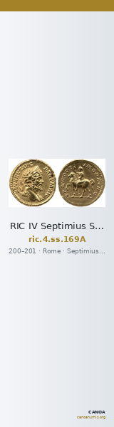 RIC IV Septimius Severus 169A — CANOA
