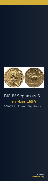 RIC IV Septimius Severus 169A — CANOA