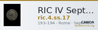 RIC IV Septimius Severus 17 — CANOA
