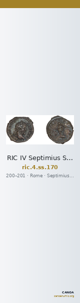 RIC IV Septimius Severus 170 — CANOA