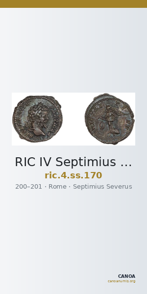 RIC IV Septimius Severus 170 — CANOA