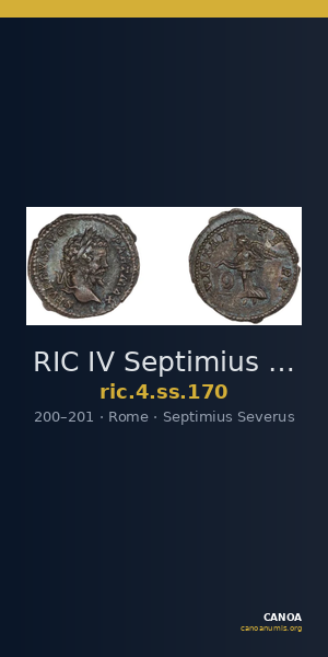 RIC IV Septimius Severus 170 — CANOA