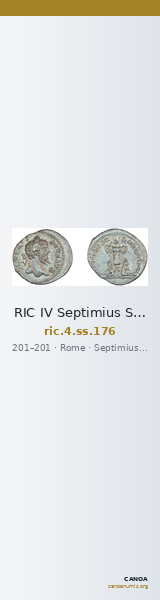RIC IV Septimius Severus 176 — CANOA