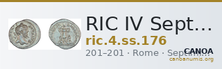 RIC IV Septimius Severus 176 — CANOA