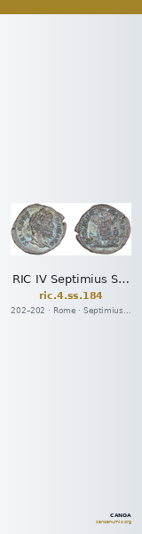 RIC IV Septimius Severus 184 — CANOA