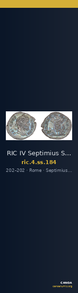 RIC IV Septimius Severus 184 — CANOA
