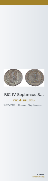 RIC IV Septimius Severus 185 — CANOA